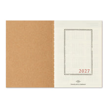 TRAVELER'S Notebook 2027 Monthly, Passport Size