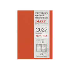 TRAVELER'S Notebook 2027 Monthly, Passport Size