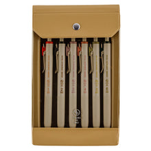 TSUKI no IRO: Uniball One 0.38mm - Set of 6 with Case January-June Set