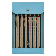 TSUKI no IRO: Uniball One 0.38mm - Set of 6 with Case July-December