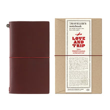 Traveler's Company Love and Trip RED Notebook Regular Size Limited Edition