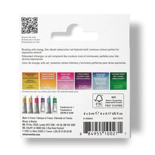 Winsor & Newton Watercolor Vibrant Set, 6 x 5ml Tubes