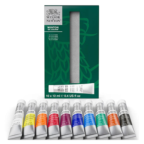 Winsor & Newton Winton Oil Paint Set 10 Colors