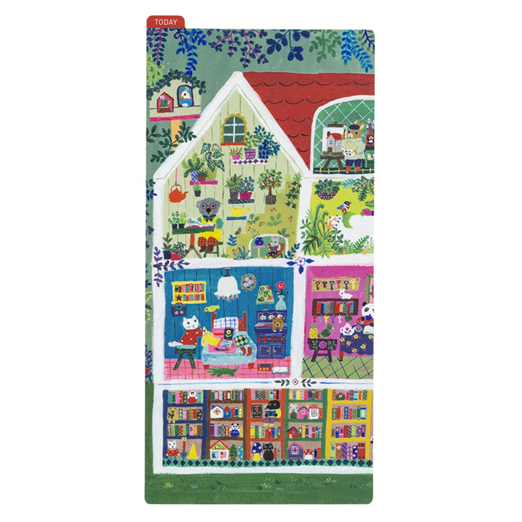 Yumi Kitagishi: Hobonichi  Weeks Pencil Board /Animal Condo