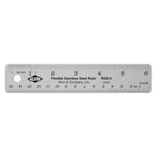 Stainless Steel Flexible Ruler Non-Slip Back