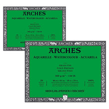 Arches Watercolor Block 140LB, Natural White, Cold Press in Various Sizes