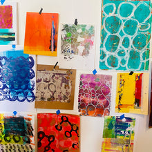 MARK MAKING WITH GELLI PLATES: April 18 with e bond