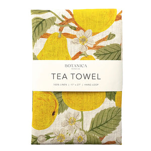 Botanica Paper Co. Pear Orchard | 100% Linen Tea Towel