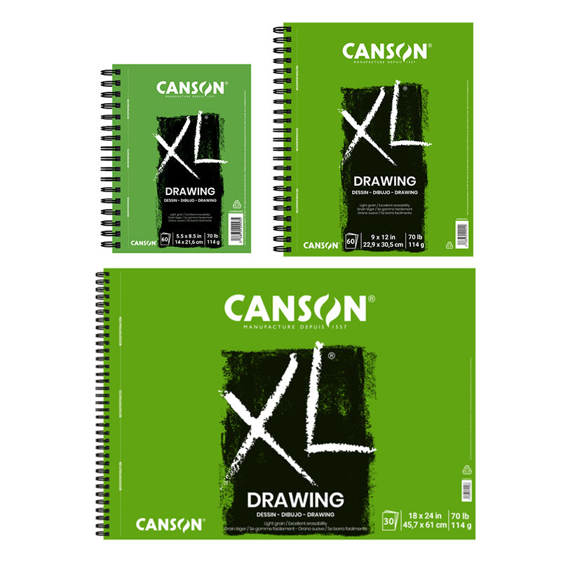 Canson XL Drawing Pads, 70lb Various Sizes – ARCH Art Supplies