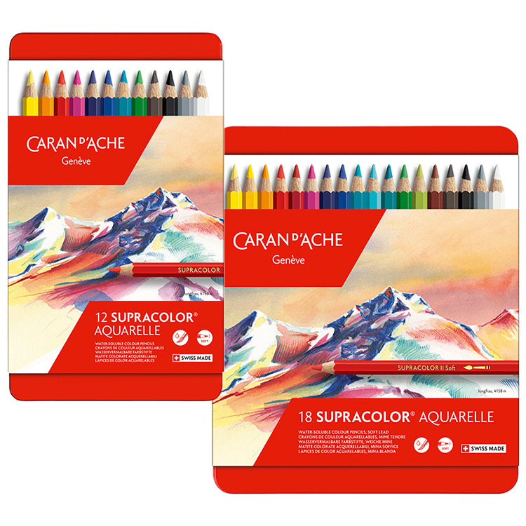 Caran d'Ache Supracolor Watersoluble Pencil Metal Box Sets – ARCH