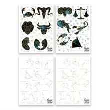 Cestlavic Sneaker Tattoos® in Midnight Stargazing 4 Sheets