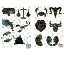 Cestlavic Sneaker Tattoos® in Midnight Stargazing 4 Sheets