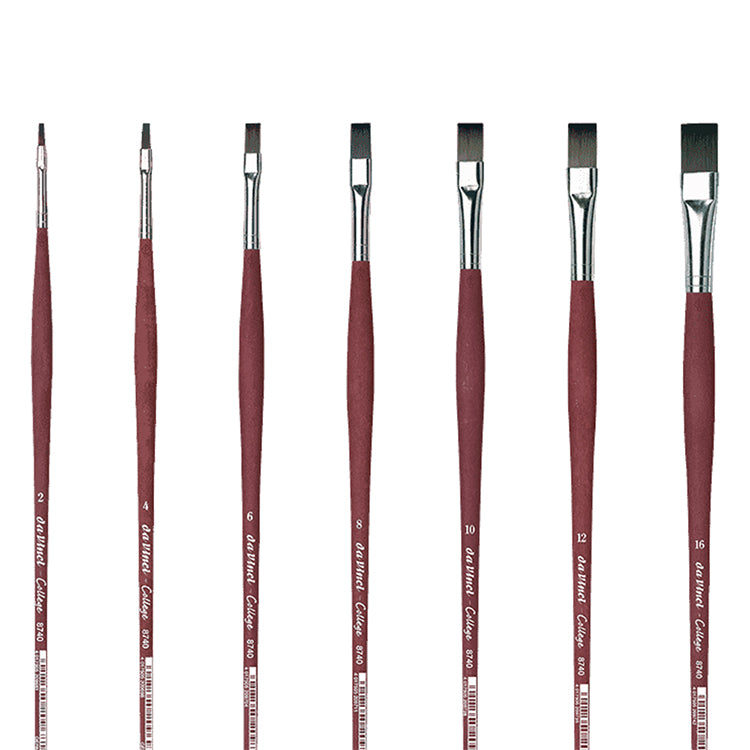da Vinci College Flat Long Handle Brush Series