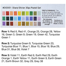 Richeson Handrolled Soft Pastels "Diane Olivier: Landscape" Set of 30