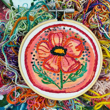 Dropcloth Cosmic Poppy Embroidery Sampler Kit