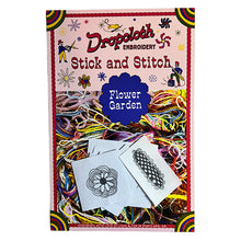 Dropcloth Flower Garden Stick & Stitch set/8