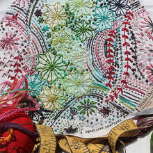 Dropcloth Milky Way Printed Embroidery Sampler