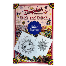 Dropcloth Solar System Stick & Stitch Set/8