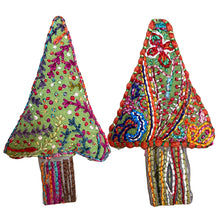 Dropcloth DIY Embroidered Christmas Tree Ornaments - 4 designs