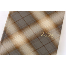 Hobonichi Techo Weeks 2026 - Shirt Fabric: Foggy Plaid