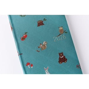 Hobonichi Techo Weeks 2026 - Bow & Tie: In The Forest (Japanese Version)
