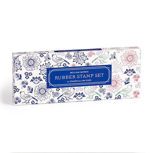 William Morris Classic Floral Rubber Stamp Set