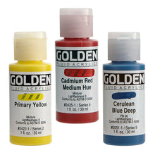 Golden Fluid Acrylics, 1oz Bottle in Various Colors