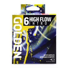 Golden Intro High Flow Acrylics 6 x 30ml bottles