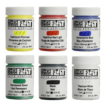 GOLDEN SoFlat Matte Pop Set 6 Colors x 2oz jars