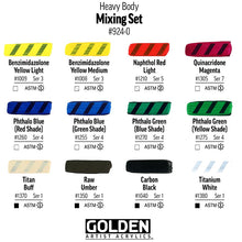 Golden Heavy Body Mixing Set 12 tubes X 22ml