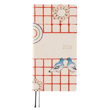 Hobonichi Techo Weeks 2026 Unsodo: Bijutsukai (Blue Pigeons) (JP/April Start)