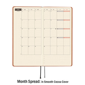 Hobonichi Techo Weeks 2026 - Smooth Series: Melon Sorbet