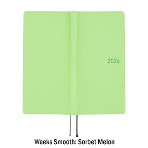 Hobonichi Techo Weeks 2026 - Smooth Series: Melon Sorbet