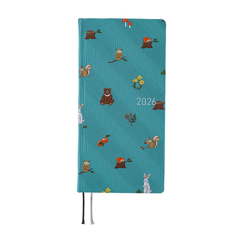 Hobonichi Techo Weeks 2026 - Bow & Tie: In the Forest