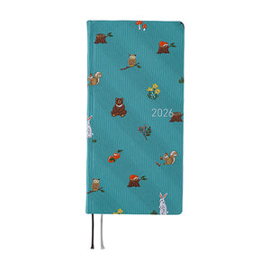 Hobonichi Techo Weeks 2026 - Bow & Tie: In the Forest