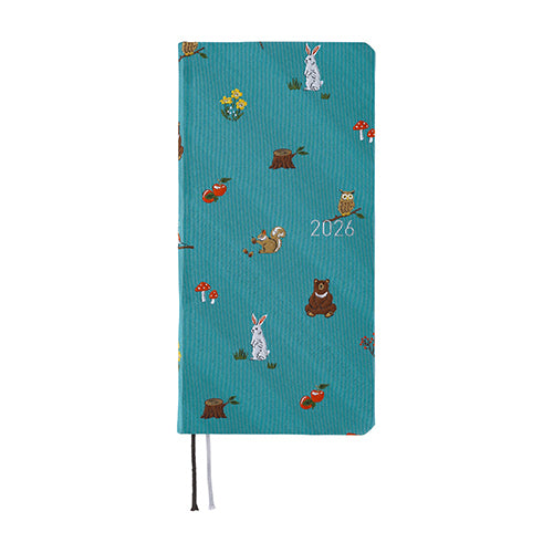 Hobonichi Techo Weeks 2026 - Bow & Tie: In The Forest (Japanese Version)