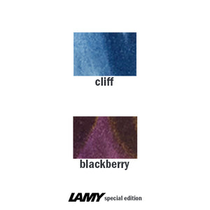 Lamy Special Edition Ink Cartridges in Cliff or Blackberry
