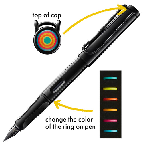 LAMY Safari Multicolor Special Edition Set, Black