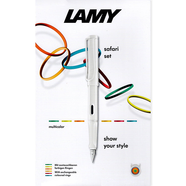 LAMY Safari Multicolor Special Edition Set, White