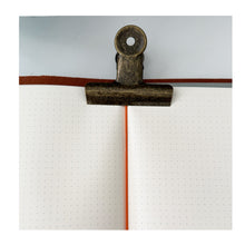 Metal Binder Clip in Antiqued Brass Finish in 2 sizes