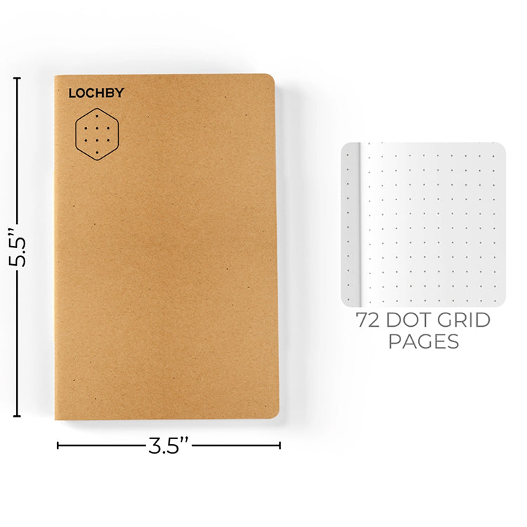 Lochby Pocket Notebook Insert, Dot Grid – ARCH Art Supplies