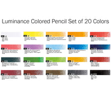 Caran d'Ache Luminance Colored Pencil Sets 12 or 20 count
