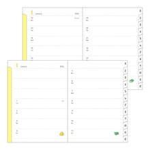 Midori 2026 A6 Pocket Diary Monthly/Weekly Dog