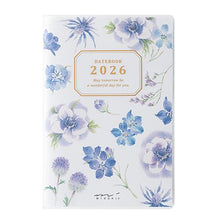 Midori 2026 Mini Pocket Diary Country Time Flower