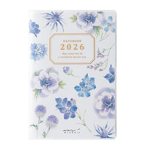 Midori 2026 Mini Pocket Diary Country Time Flower – ARCH Art Supplies