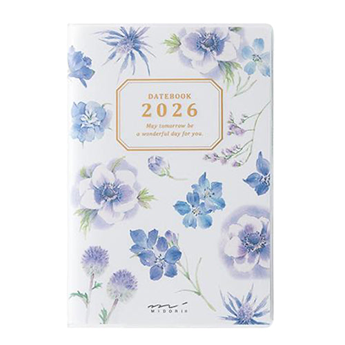Midori 2026 Mini Pocket Diary Country Time Flower – ARCH Art Supplies