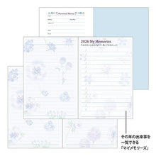 Midori 2026 B6 Pocket Diary Monthly/Weekly Country Time Flower