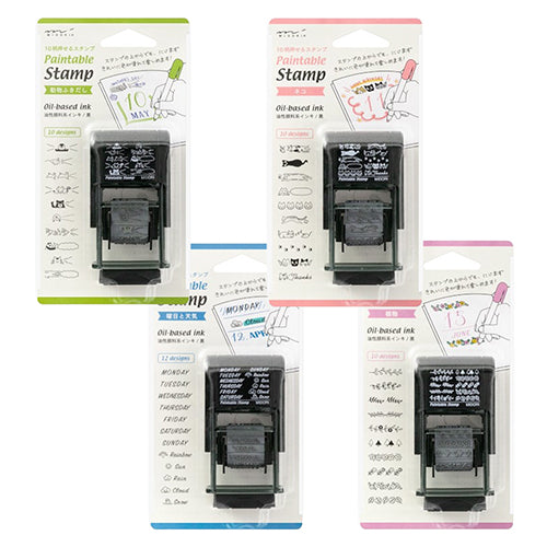 Midori Paintable Stamper, Four Styles Available