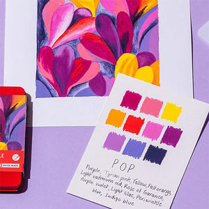 Caran d'Ache Neocolor II Aquarelle Special Edition "Pop", Set of 10