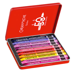 Caran d'Ache Neocolor II Aquarelle Special Edition "Pop", Set of 10